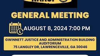 Gwinnett NAACP General Members Meeting [upl. by Popele]