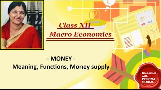 MONEY  Meaning functions Money supply meaning and components M1 [upl. by Vudimir]