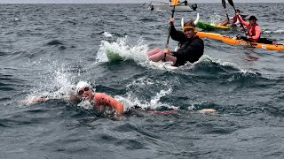 Rottnest Channel Swim 2024 Conditions [upl. by Papotto913]