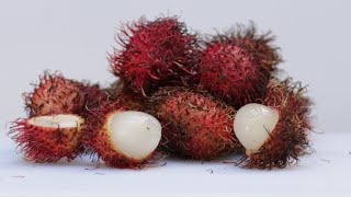 How to eat Rambutan fruit  What does Rambutan Taste like [upl. by Ethbun]