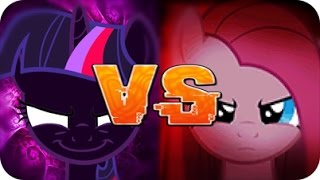 Nightmare Twilight Sparkle VS Pinkamena Diane Pie [upl. by Sterner763]