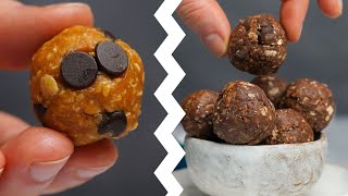 7 Healthy ENERGY BALLS You Can Grab and Go [upl. by Ojibbob570]