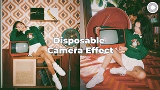 Disposable Camera Effect  VSCO Tutorial  VSCO Photo Editing [upl. by Aldrich216]