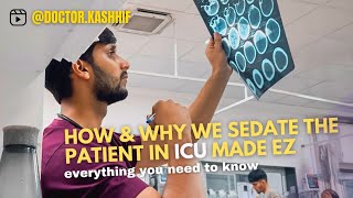 Sedation in intensive care unit with drugs explained in easy way [upl. by Fromma]