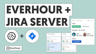 Jira Time Tracking Tutorial  Track Time for Jira Server Issues  Everhour [upl. by Tilford]