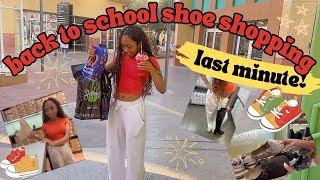 back to school shoe shopping 2024  last minute back to school shoe shopping [upl. by Hcaz]