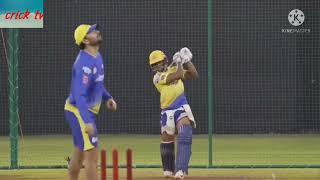 csk practice 2022 Rajvardhan hangargekar batting in csk practice season ll crick tv [upl. by Ringler295]