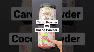 Cocoa Powder VS Carob Powder [upl. by Holub]