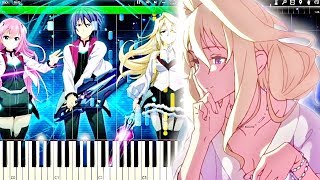 Gakusen Toshi Asterisk Season 2 ED『Ai no Uta words of love』Piano Tutorial『学戦都市アスタリスク』ピアノ [upl. by Narmak]