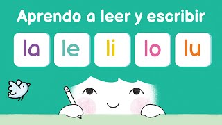 Aprender a leer las sílabas la le li lo lu [upl. by Lilas]