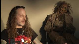 NUBBINS SAWYER FROM TEXAS CHAINSAW MASSACRE 2 ON LOCAL NEWS [upl. by Ninnahc]