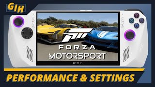 Forza Motorsport 8 Asus ROG ALLY Gameplay And Best Settings [upl. by Ainival]