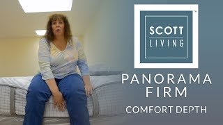 Restonic Scott Living Panorama Firm Mattress Comfort Depth 2 [upl. by Miett]