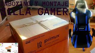 UNBOXING Y MONTAJE DE SILLA GAMER [upl. by Strader]