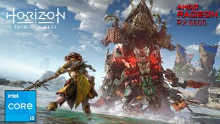 Horizon Forbidden West™  RX6600 8GB  i5 11400F [upl. by Yenaj844]