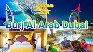 Burj Al Arab Dubai 7 Star Luxurious Hotel Tour [upl. by Neeuq791]