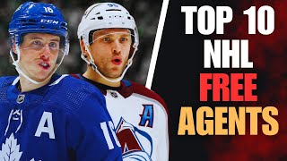 Ranking The Top 10 NHL FREE AGENTS 2025 Offseason [upl. by Olnee]