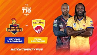 Mach 25 HIGHLIGHTS  Deccan Gladiators vs Team Abu Dhabi  Day 11  Abu Dhabi T10 Season 5 [upl. by Pansir977]