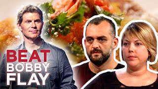 Beat Bobby Flay Chicken Parmesan Challenge  Full Episode Recap  S1 E1  Food Network [upl. by Wappes]