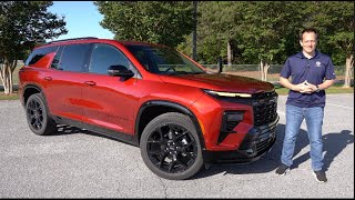 Is the 2024 Chevrolet Traverse RS a BETTER midsize SUV than a Kia Telluride [upl. by Crescin]