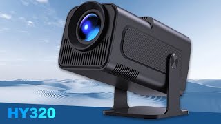 Topleo New Innovative Free Style Projector HY320 Home android projector [upl. by Fremont]