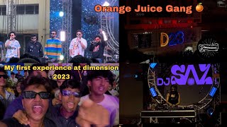 My First Experience At DIMENSION 2023 At Kelkar College With  ​⁠ourangejuicegang6 ​⁠​⁠​⁠ [upl. by Rolyks]