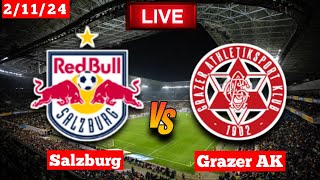 Salzburg vs Grazer AK  Bundesliga  Fifa Live Match Score Today HD [upl. by Kielty]