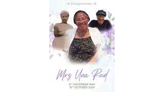 In Loving Memory of Mrs Una Reid [upl. by Manwell]