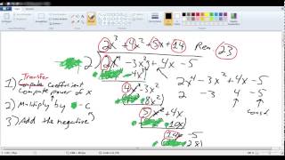 Horners Method 3 Why it works for polynomial long division [upl. by Miehar375]