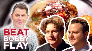 Beat Bobby Flay Wienerschnitzel Challenge  Full Episode Recap  S2 E9  Food Network [upl. by Krissy232]