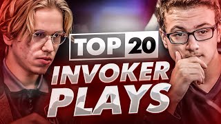 Top 20 Invoker Plays in Dota 2 History [upl. by Waldemar]