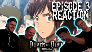 BEST GIRL Anime SCEPTICS Watch Attack on Titan 1x03 ReactionTalk  quotA Dim Light Amid Despairquot [upl. by Heda946]