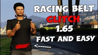 EASY HOW TO GET THE RACING BELT IN GTA 5 165 GLITCH [upl. by Cyril127]