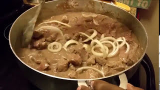 How To Cook Beef Tips and Gravy with Rice [upl. by Lussi]