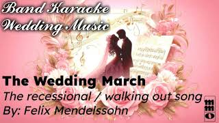 The Wedding March  Sheet Music  Band Karaoke for Flute and High Octave C Instruments [upl. by Annaeirb428]