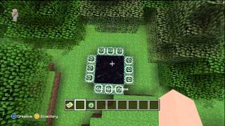 How to build a End Portal  Minecraft Xbox 360 [upl. by Ane625]