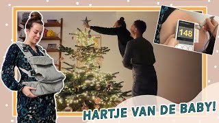 Het hartje van onze baby horen zwangerschapsshoot amp kerstboom optuigen 🎄  Vlog 475 [upl. by Tate]