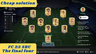 FC 25 FIFA 25  The final four SBC  Hybrid Nations  cheap solution [upl. by Aldwin]