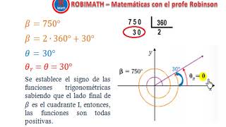 Funciones trigonométricas de ángulos coterminales [upl. by Reger261]