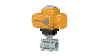 Valworx Explosion Proof 3Piece Stainless Steel Ball Valves  Positioner [upl. by Timofei]