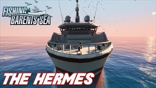 TRAWLING WITH THE HERMES  FISHING BARENTS SEA [upl. by Orwin]