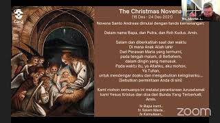 The Christmas Novena  Cana Community with Romo Albertus Joni SCJ [upl. by Gilcrest]