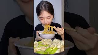 mukbang dumplings soup [upl. by Prisca206]