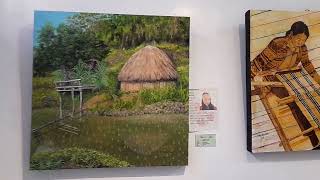 Igorot Dancers gracing an art exhibit opening at Tamawan Village [upl. by Melan]