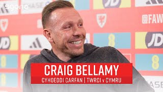 Craig Bellamy  Cyhoeddi Carfan  Twrci v Cymru Cynghrair y Cenhedloedd UEFA [upl. by Palmer579]