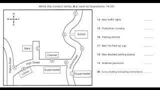 Proposed Traffic Changes in Granford IELTS Listening Map with Answers  Cambridge book [upl. by Colline]