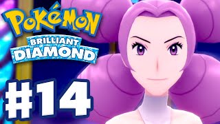 Gym Leader Fantina  Pokemon Brilliant Diamond and Shining Pearl  Gameplay Walkthrough Part 14 [upl. by Damali]