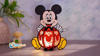 How To Make Mickey Lantern For Childrens Room Decor Diy gifts for kids [upl. by Oirretna715]