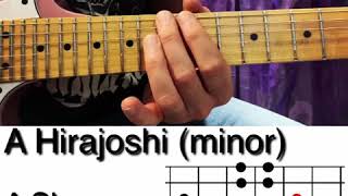 Guitar lesson  Hirajoshi scale 4 [upl. by Essinger]