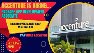 Accenture is Hiring Package App Development Associate  2022 amp 2023 Batch Eligible  TGPS [upl. by Ajani]